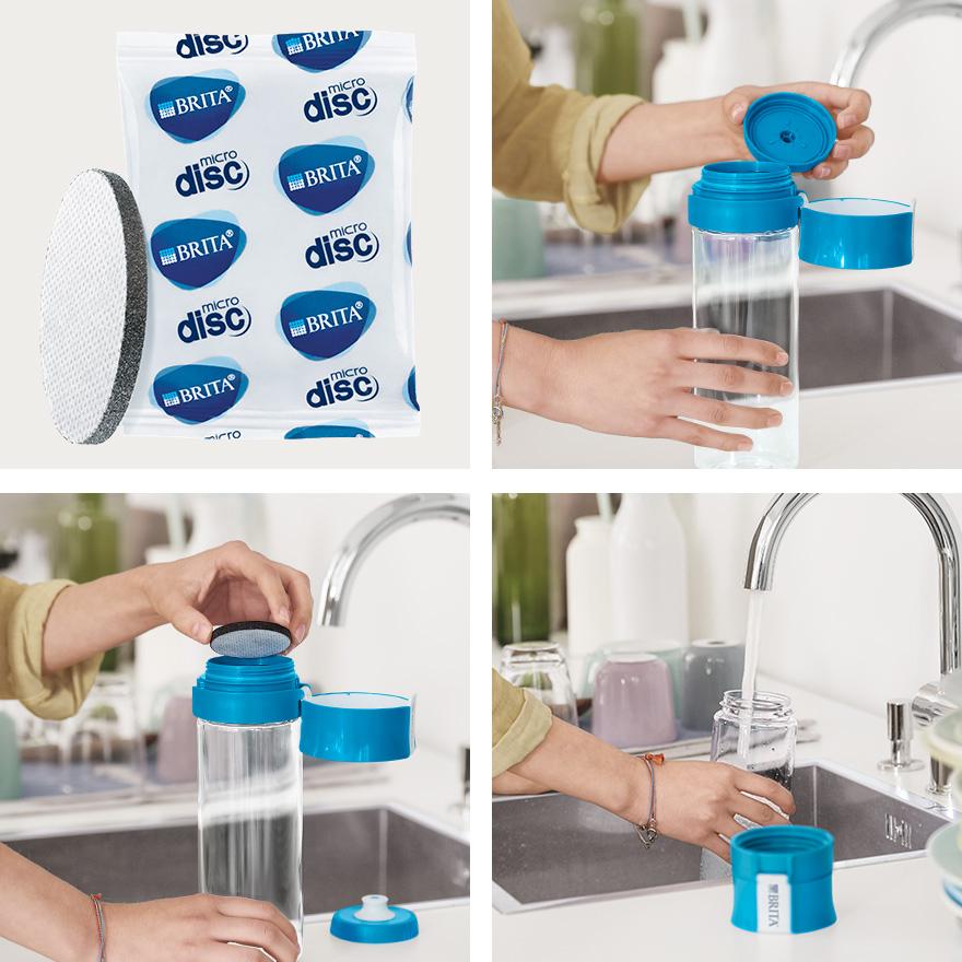 BRITA fill&go Vital collage