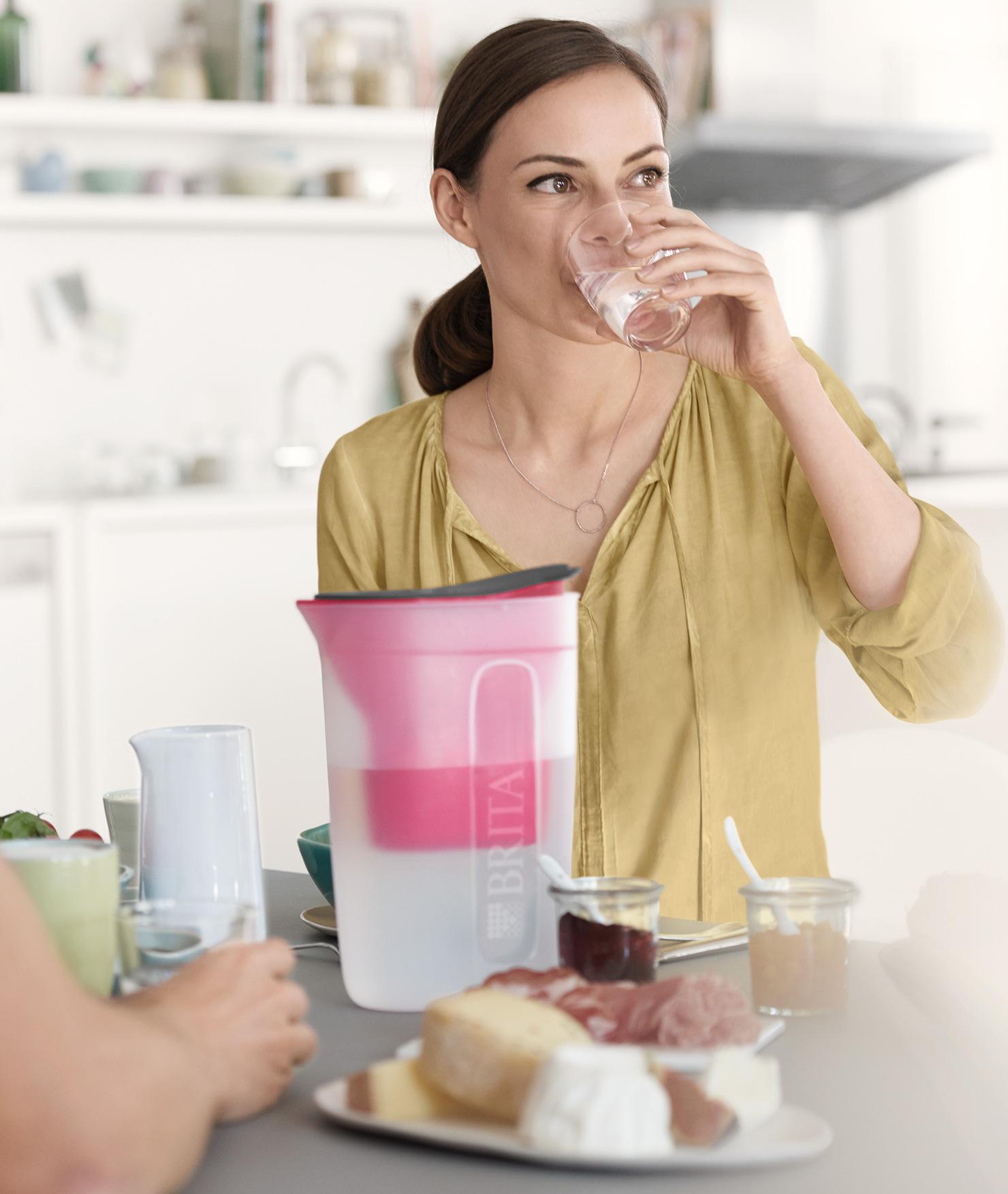 BRITA fill&enjoy Fun pink kitchen woman drink